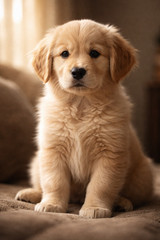 Realistic Puppy Digital Illustration Set (5 Images)