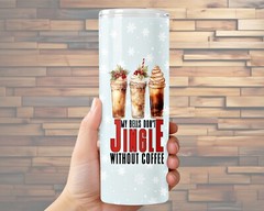 Sarcastic Christmas Coffee Lover’s Tumbler Wrap – Sublimation Digital Design