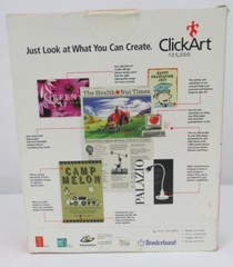 Click Art 125,000 Print Shop Deluxe Image Clip Animations Photo Sound Win 3.1 95