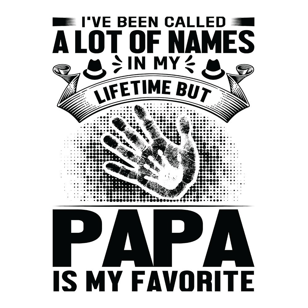Ai generated papa is my life clipart t shirts high-resolution digital download