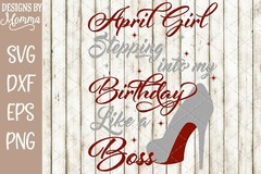 12 Month Set – Stepping into my Birthday SVG DXF PNG Cut File Cricut Silhouette