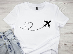 29 Airplane Heart Trail SVG Bundle Flight Path Love Travel PNG Map Pin Cricut EP