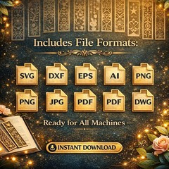 45 Laser Cut Bookmarks SVG Bundle, Commercial Use, Digital Download