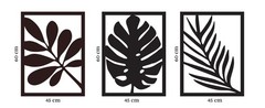 Digital File Laser Cut Tropical Leaf Wood Wall Art – SVG FILE