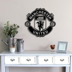 Manchester United metal Laser Cut file dxf, svg, eps. ai, pdf, png Ready to cut