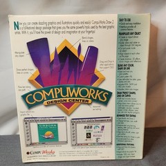 CompuWorks Draw 2 PC CD desktop design illustration clipart truetype fonts tools