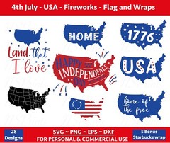 4th of July Family SVG Bundle, patriotic svg, america svg, USA, fourth of july