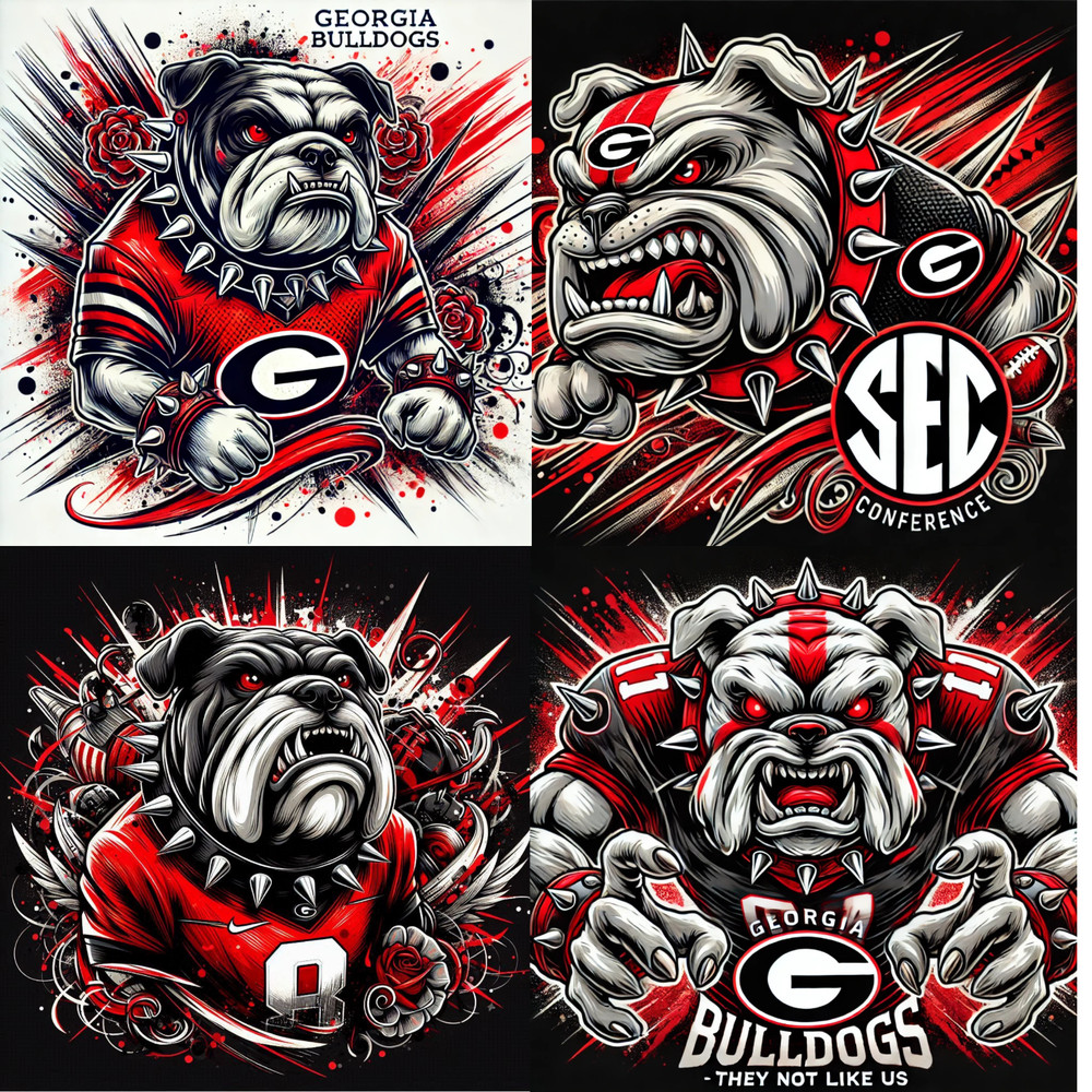 48 Georgia Bulldogs PNG clipart Digital desktop wallpaper shirt transfer art