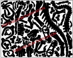 Dinosaur dxf clip art COLLECTION on CD for CNC Plasma. Includes 5 variations*