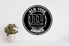 New York Giants badge laser cut vector files dxf, svg, eps. ai, pdf, png