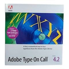 Adobe Type On Call Version 4.2 Typeface Font