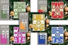 Christmas Decorations SVG Bundle, 538 Laser Cut Files, Digital Download