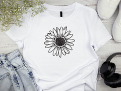 428 Flower SVG Bundle Floral Cut Files Cricut Rose Daisy Hibiscus Silhouette EPS