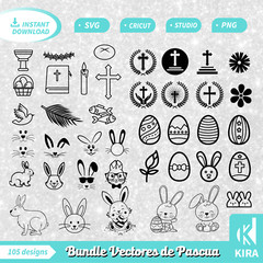 pascua svg, bundle design, cricut, png, Silhouette archivos.
