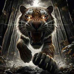 Tiger Digital Image Picture Photo Wallpaper Background Desktop Art Clipart AI