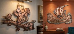 CNC Plasma Wall Art Sampler CNC Vectors in EPS, SVG, DXF CD-Rom FREE SHIP