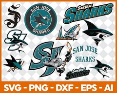 NHL Teams SVG Bundle, Sports Cut Files for Cricut, Silhouette & Laser Cutting