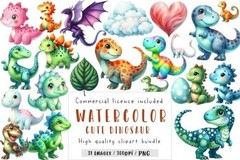50 Mega Clipart Bundle PNG 1000+ Files, Watercolor Sublimation, Digital Download