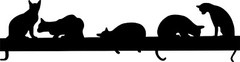 Cats on the shelf Art – DXF SVG DWG PDF CNC Plasma Laser Cutting files