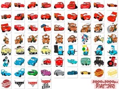 Bundle Car Friends Png, Friend Sublimation, Animated Car Characters Png