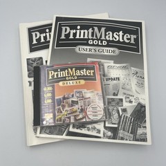 Broderbund PrintMaster Gold 1997 PC MAC Software Rare Tested