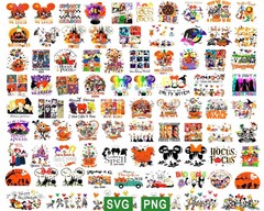 Ultimate Mega Bundle Magic Halloween Svg Png, Spooky Vibes Svg, Trick Or Treat