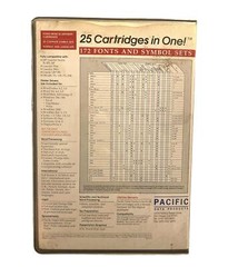 Pacific Data Products 25 Cartridges In One 172 Fonts and Symbols