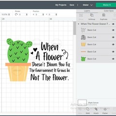 SVG, PNG “When A Flower Doesn’t Bloom, Autism Awareness” For Cricut Design Space