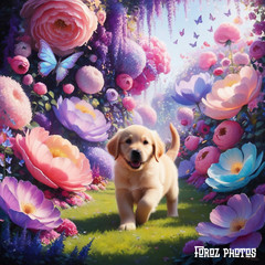 Puppy Digital Image |Download 3 Images Wallpaper Background Desktop Art AI