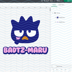 Badzt-Maru S4nrio Kitty SVG Cricut, Silhouette Cut Files