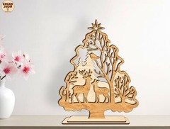Mega 3D Christmas Tree SVG Bundle, Laser Cut Files, Digital Download