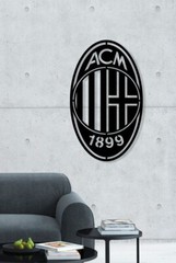 AC Milan batch metal Laser Cut file dxf, svg, eps. ai, pdf, png Ready to cut