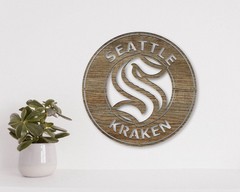 Seattle Kraken Laser cut vector files dxf, svg, eps. ai, pdf, png