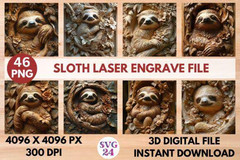 3D Laser Engrave Files Bundle, Engraved Wood Art, Digital Download