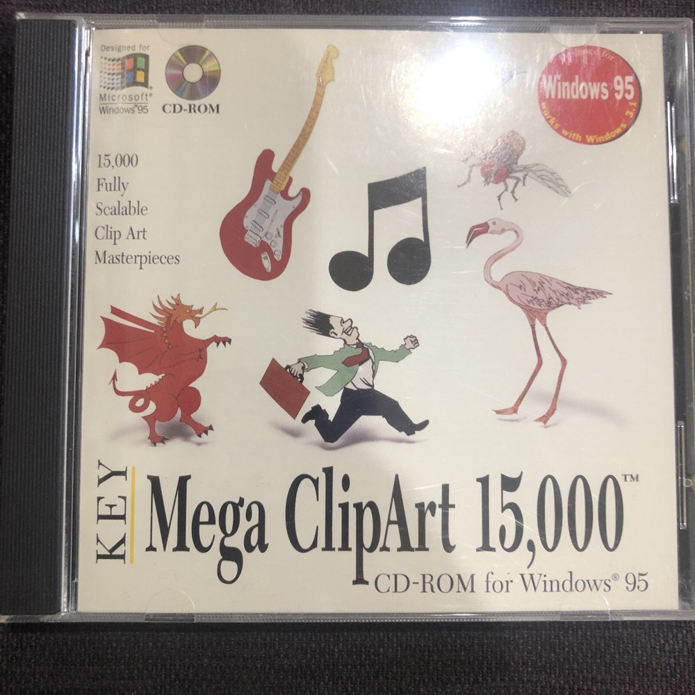 Mega Clipart 15000 Cd Rom God Windows 95