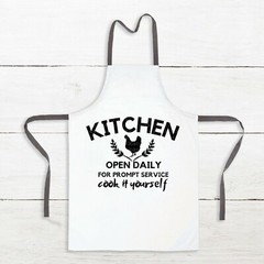 SVG, PNG, JPEG “Kitchen Open Daily Prompt Service Cook It Yourself” For Cricut