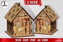 Christmas Laser Cut SVG Bundle, 90 Plus Designs, Digital Download