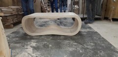 parametric Coffee table cnc cutting autocad & artcam DXF .ART