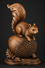 Digital Squirrel Acorn – Printers STL – 3D Model for CNC and 3D Printer