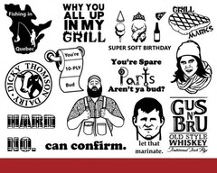 LETTERKENNY SVG BUNDLE – TV Show Characters & Quotes for Cricut & Silhouette