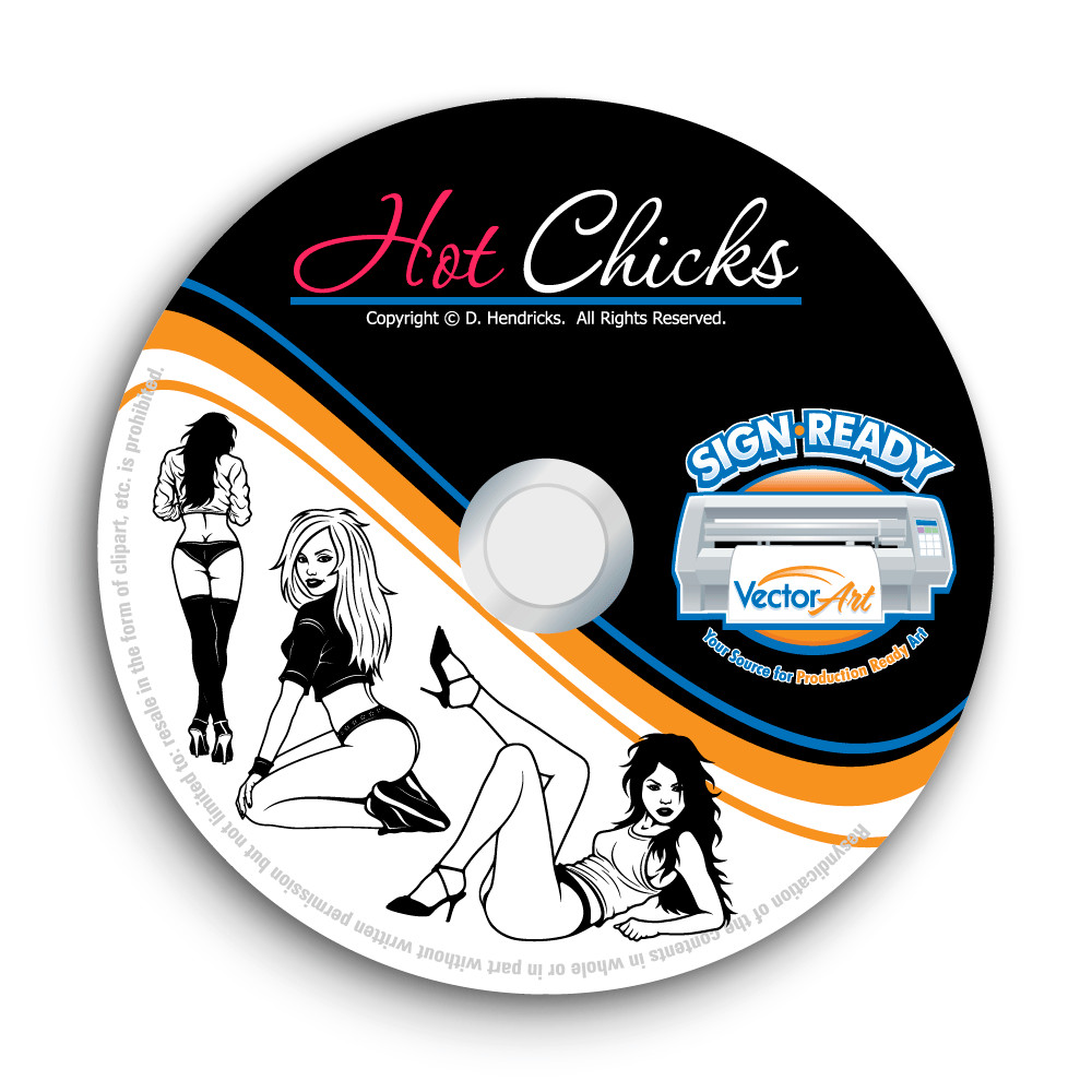 SEXY-HOT GIRLS-WOMEN CLIPART-VECTOR CLIP ART-VINYL CUTTER PLOTTER & GRAPHICS CD