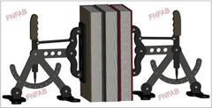 Steam punk book ends CNC dxf files on CD Includes 3 styles Industrial age art