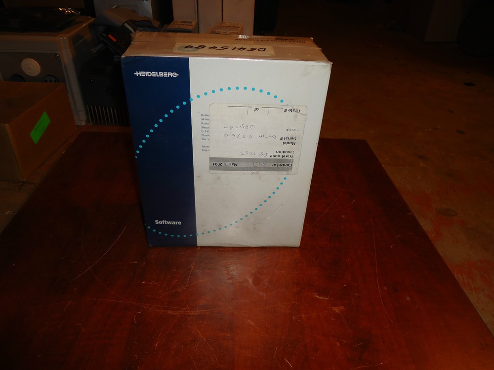 HEIDELBERG,DELTA TECH, 5.5>6.0 UPD/GB,ENG, PART#05415489, NEW