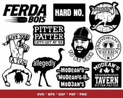 LETTERKENNY SVG BUNDLE – TV Show Characters & Quotes for Cricut & Silhouette