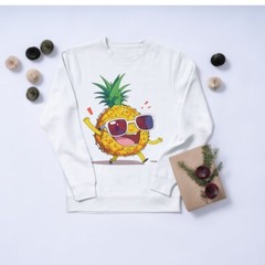 Cool Pineapple Character Digital Art Bundle 8 Fun Cartoon Pineapple Designs gift