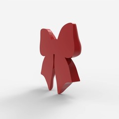 Bow Ribbon Wood Carving Design – 3D STL CNC File