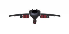 Sci Fi Battle Aircraft model STL files for 3d printing