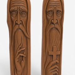Orthodox Saint Relief Wood Carving Design – Wood Carving Design – 3D STL CNC