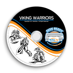 VIKING WARRIOR CLIPART IMAGES -VECTOR CLIP ART -VINYL CUTTER PLOTTER GRAPHICS CD