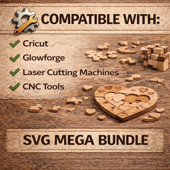 111 Toys Games SVG Bundle, Laser Cut Bundle, Puzzles, Animals, Digital Download